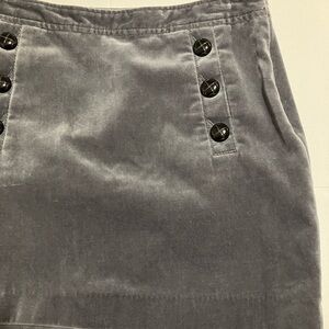 Banana Republic Velvet Mini Skirt